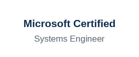 Logo Microsoft Certified Systems Engineer